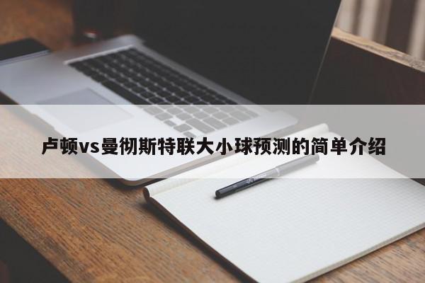 卢顿vs曼彻斯特联大小球预测的简单介绍